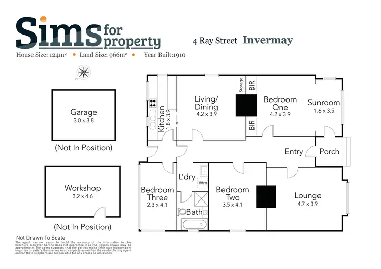 Floorplan of Homely house listing, 4 Ray Street, Invermay TAS 7248