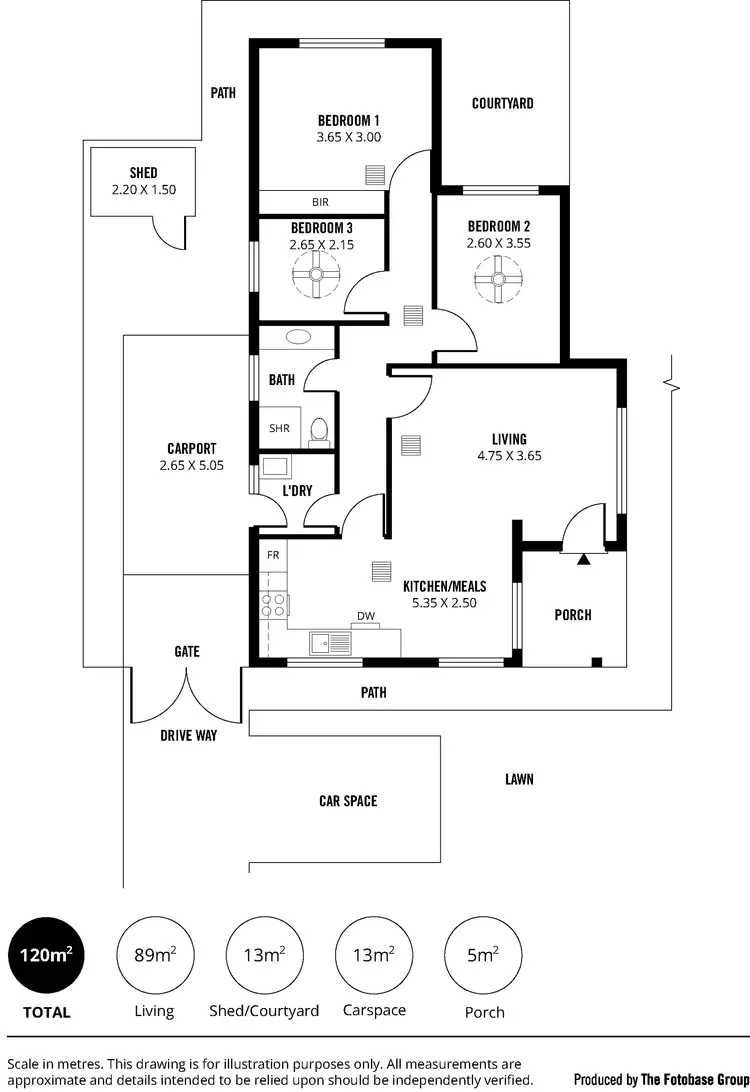 Floorplan of Homely unit listing, 19/22-26 Robert Avenue, Broadview SA 5083
