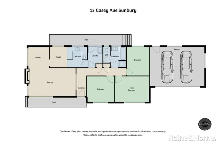 Floorplan of Homely house listing, 13-15 Casey Avenue, Sunbury VIC 3429