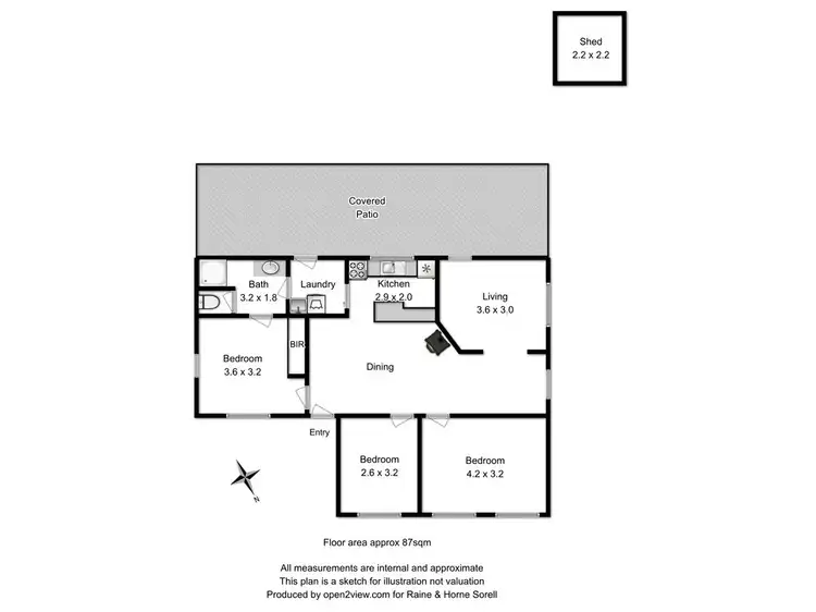 Floorplan of Homely house listing, 13 Carlton River Road, Dodges Ferry TAS 7173