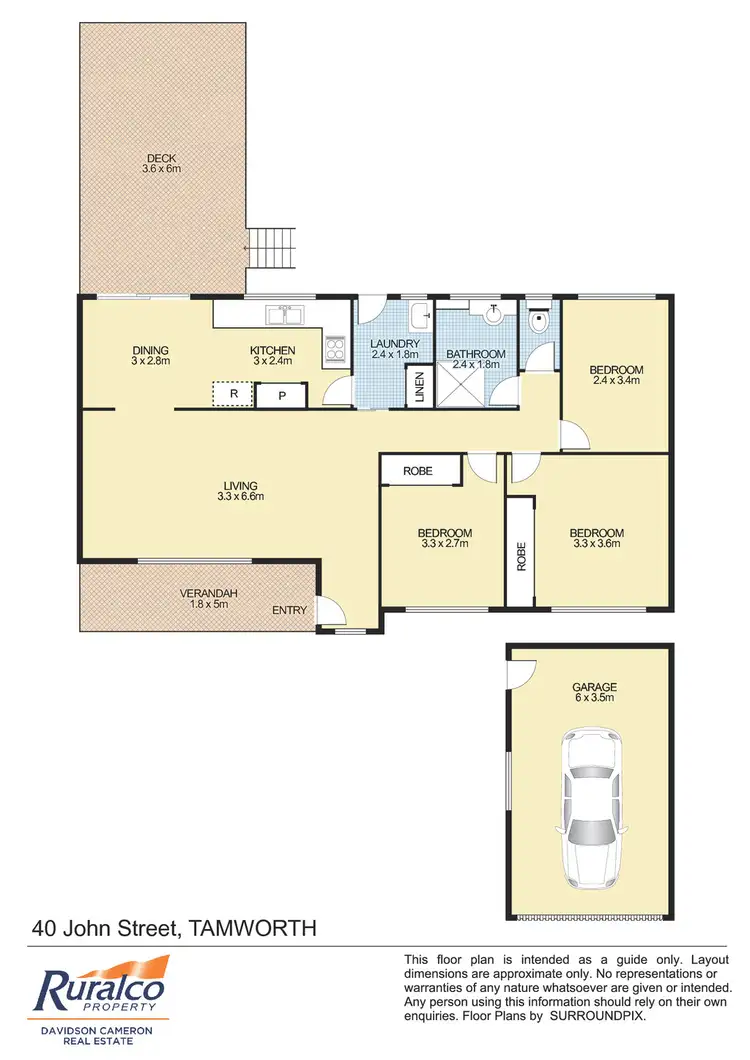 Floorplan of Homely house listing, 40 John Street, Tamworth NSW 2340