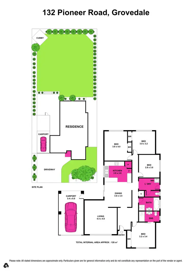 Floorplan of Homely house listing, 132 Pioneer Road, Grovedale VIC 3216