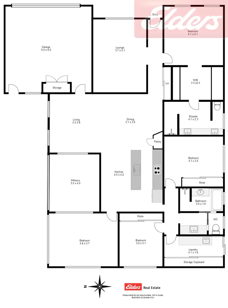 Floorplan of Homely house listing, 603 Hague Street, Lavington NSW 2641