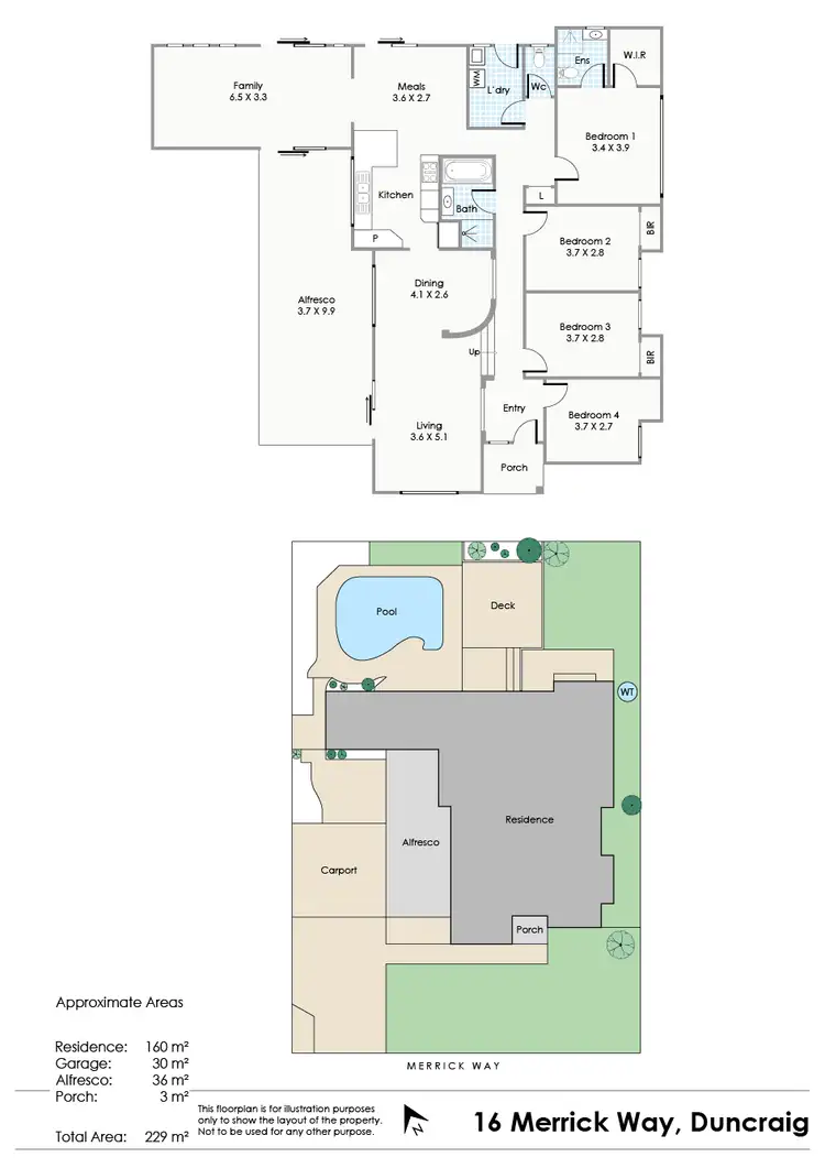 Floorplan of Homely house listing, 16 Merrick Way, Duncraig WA 6023