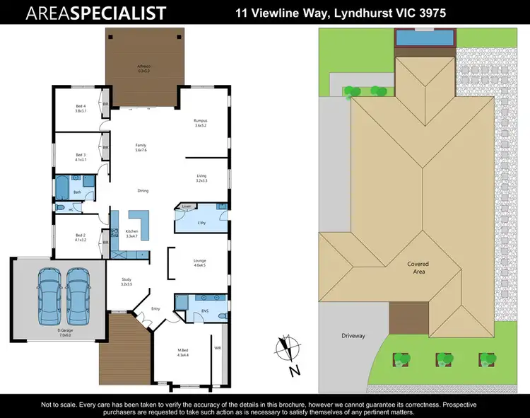 Floorplan of Homely house listing, 11 Viewline way, Lyndhurst VIC 3975