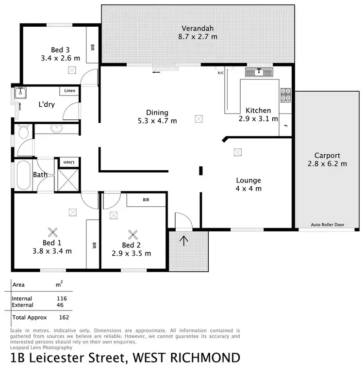 Floorplan of Homely house listing, 1B Leicester Street, West Richmond SA 5033
