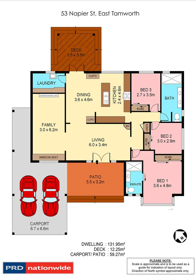 Floorplan of Homely house listing, 53 Napier Street, Tamworth NSW 2340