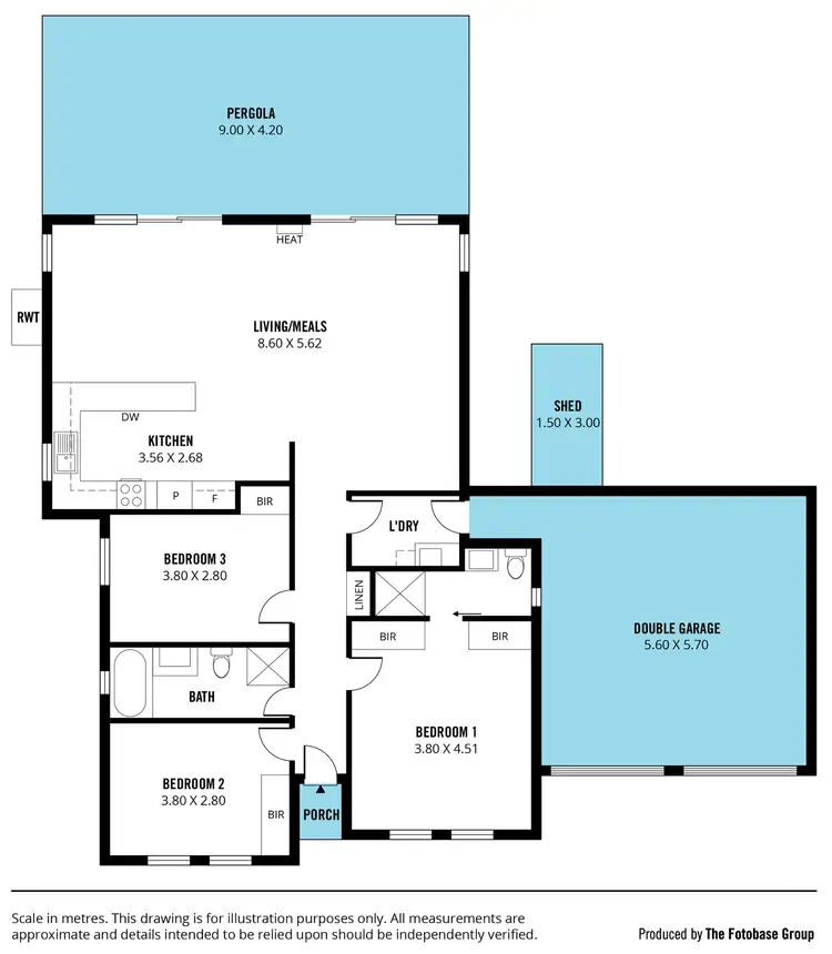 Floorplan of Homely house listing, 13 Cascabel Way, Noarlunga Downs SA 5168