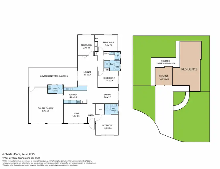 Floorplan of Homely house listing, 6 Charles Place, Kelso NSW 2795