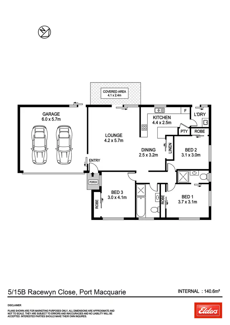 Floorplan of Homely house listing, 5/15B Racewyn Close, Port Macquarie NSW 2444