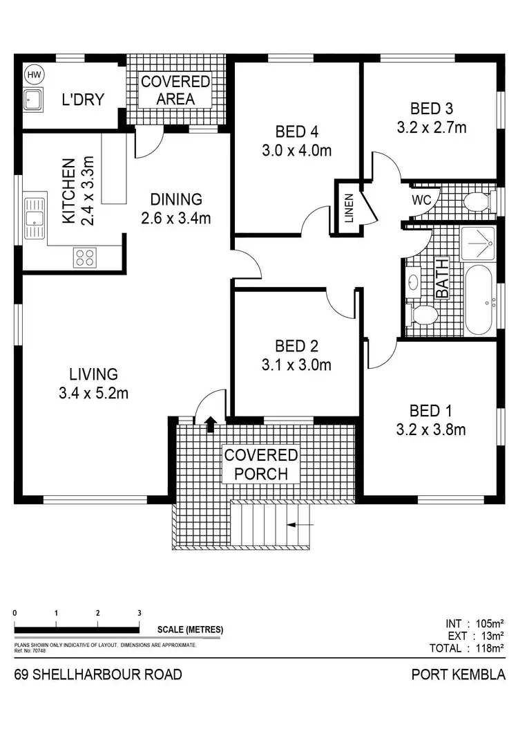 Floorplan of Homely house listing, 69 Shellharbour Road, Port Kembla NSW 2505