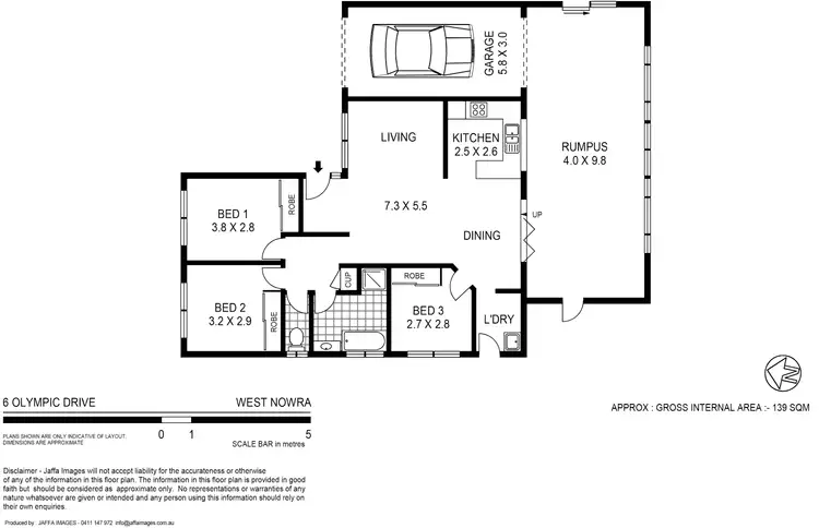 Floorplan of Homely house listing, 6 Olympic Drive, West Nowra NSW 2541