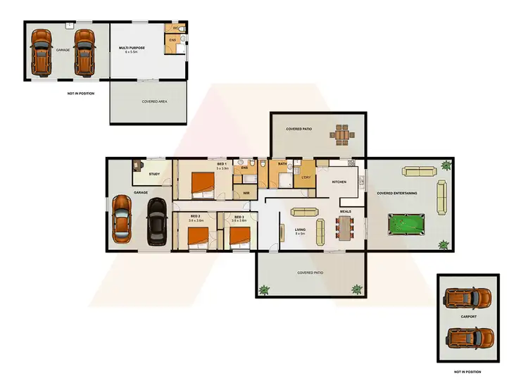 Floorplan of Homely house listing, 11 Alloah Road, Witheren QLD 4275