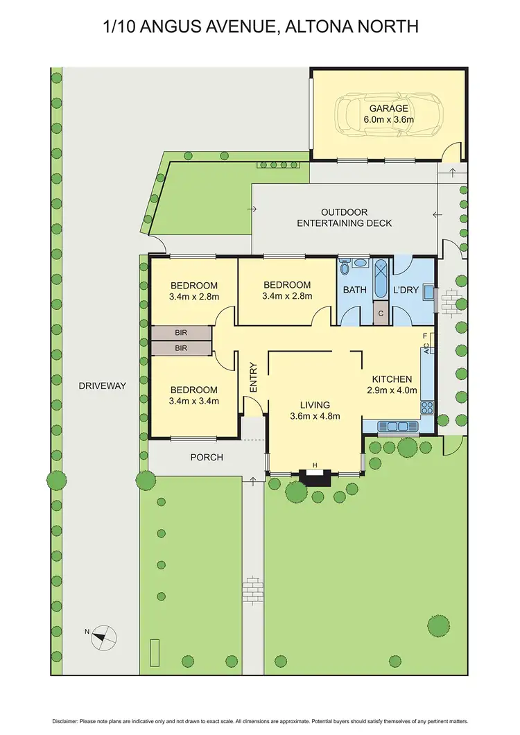 Floorplan of Homely unit listing, 1/10 Angus Avenue, Altona North VIC 3025
