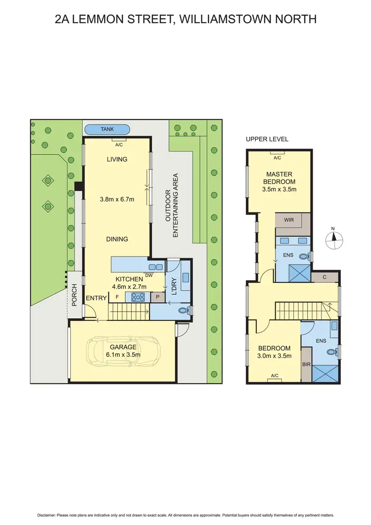 Floorplan of Homely townhouse listing, 2 Lemmon Street, Williamstown VIC 3016