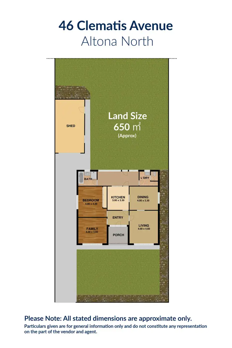 Floorplan of Homely house listing, 46 Clematis Avenue, Altona North VIC 3025