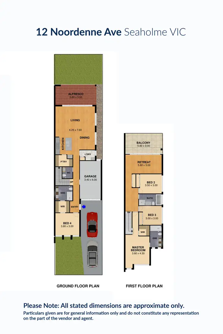 Floorplan of Homely unit listing, 12 Noordenne Avenue, Seaholme VIC 3018