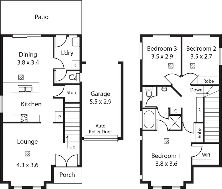 Floorplan of Homely house listing, 2/92-94 Fenden Road, Salisbury SA 5108