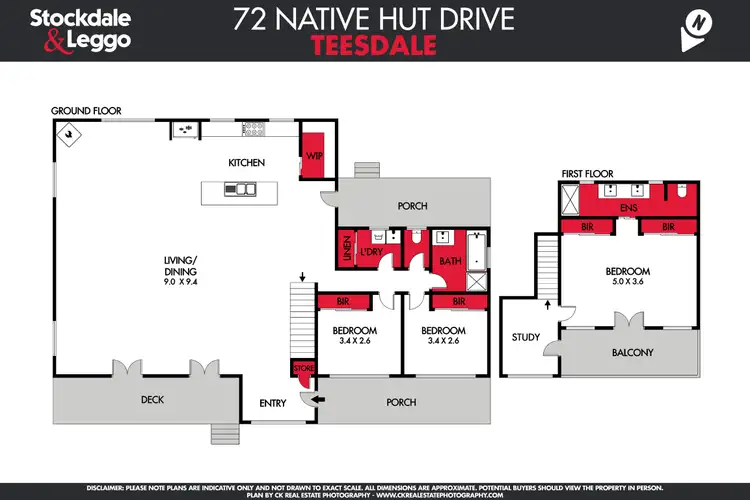Floorplan of Homely house listing, 72 Native Hut Drive, Teesdale VIC 3328
