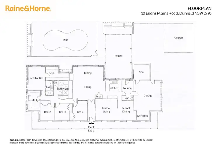 Floorplan of Homely rural property listing, 10A Evans Plains Road, Bathurst NSW 2795