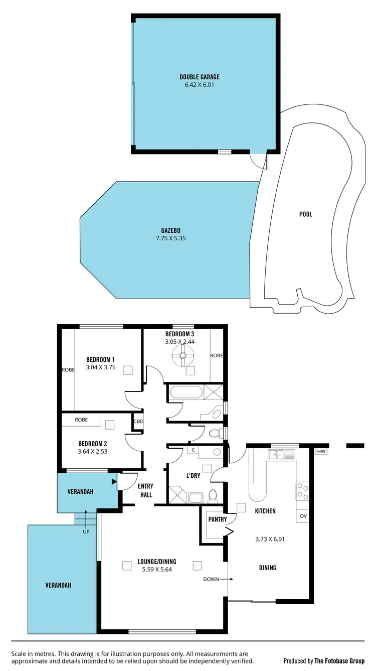Floorplan of Homely house listing, 14 Alban Street, Christie Downs SA 5164