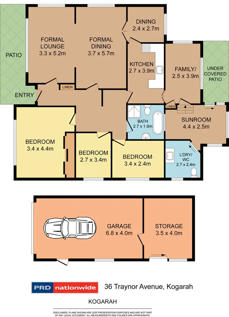 Floorplan of Homely house listing, 36 Traynor Avenue, Kogarah NSW 2217