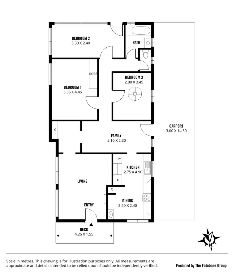 Floorplan of Homely house listing, 22 Whitsbury Road, Elizabeth North SA 5113