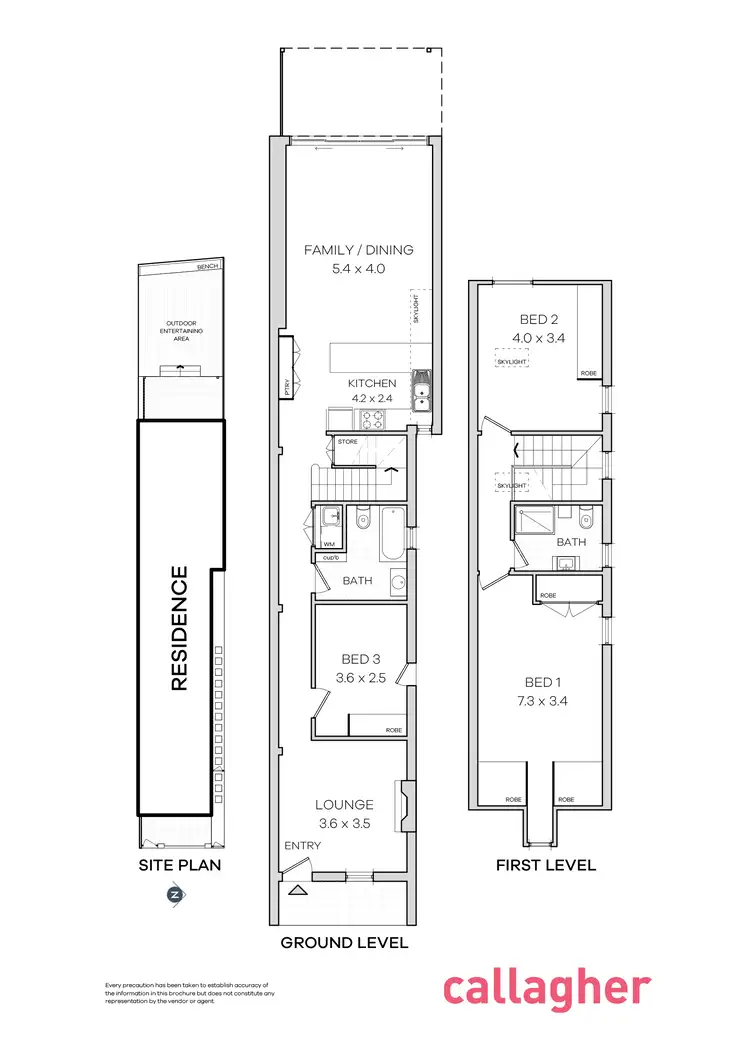 Floorplan of Homely house listing, 32 Redmond Street, Leichhardt NSW 2040