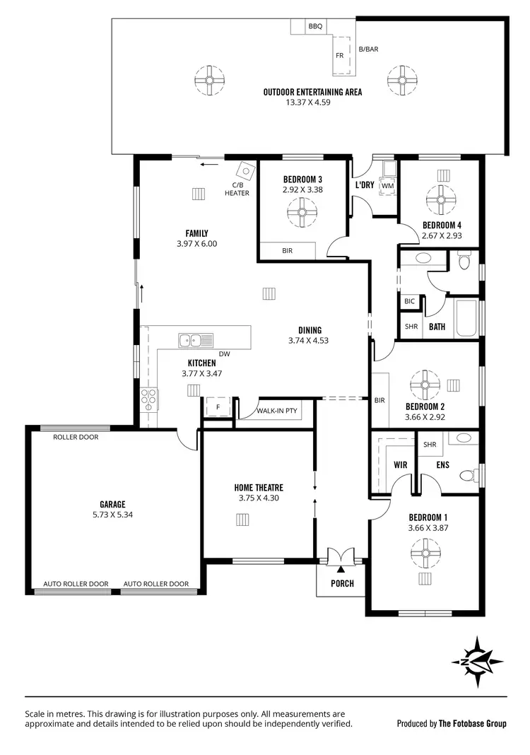 Floorplan of Homely house listing, 3 Fairlight Place, Seaford Rise SA 5169