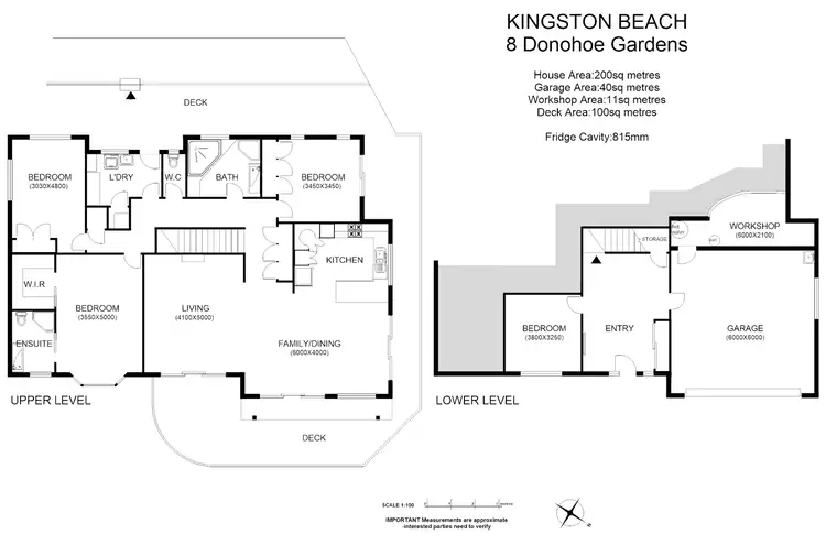 Floorplan of Homely house listing, 8 Donohoe Gardens, Kingston Beach TAS 7050