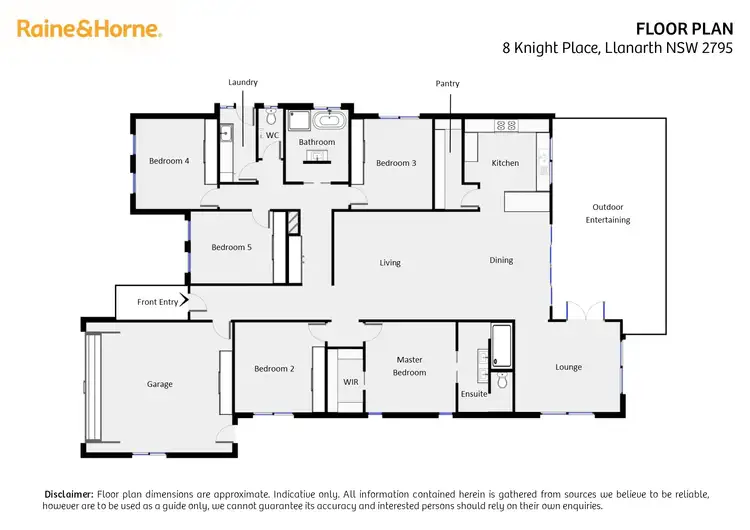 Floorplan of Homely house listing, 8 Knight Place, Llanarth NSW 2795