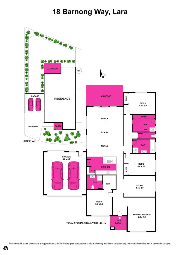 Floorplan of Homely house listing, 18 Barnong Way, Lara VIC 3212