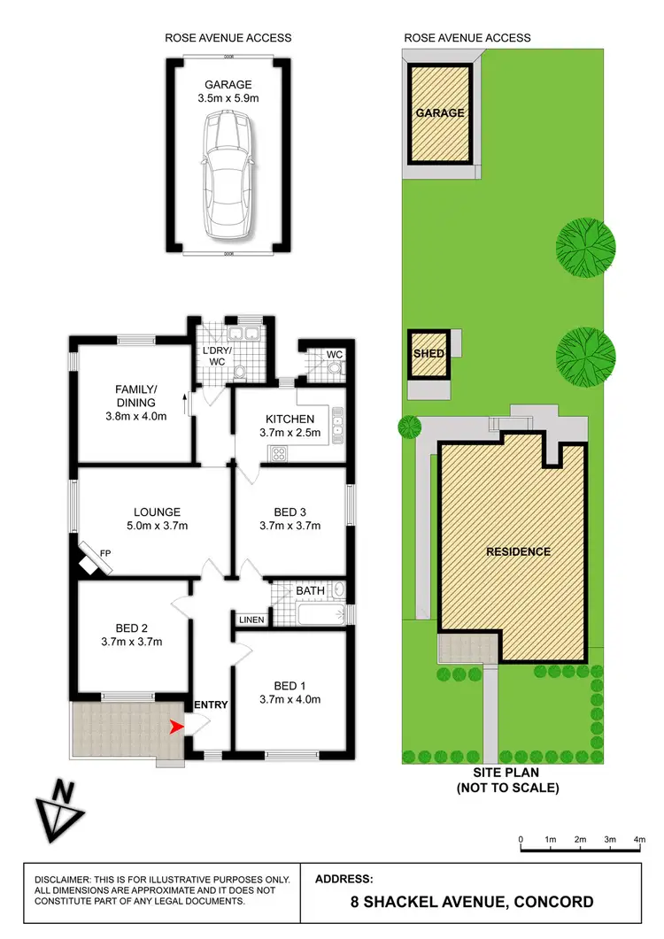Floorplan of Homely house listing, 8 Shackel Avenue, Concord NSW 2137