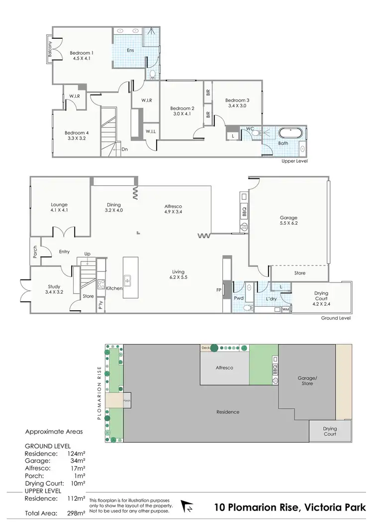 Floorplan of Homely house listing, 10 Plomarion Rise, Victoria Park WA 6100