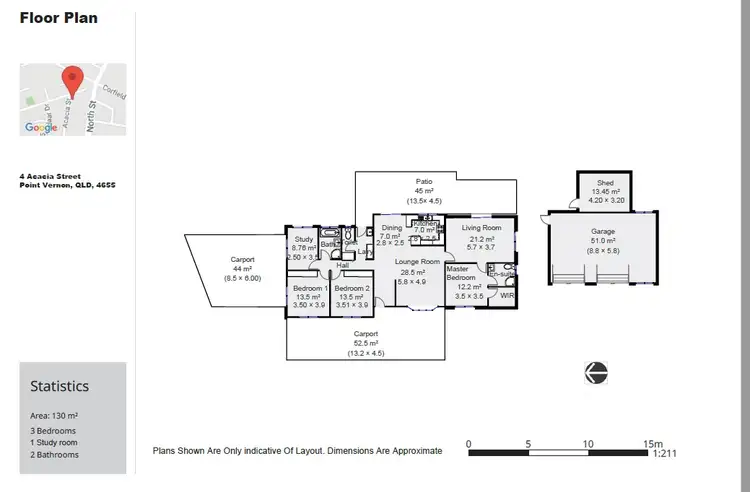 Floorplan of Homely house listing, 4 Acacia Street, Point Vernon QLD 4655