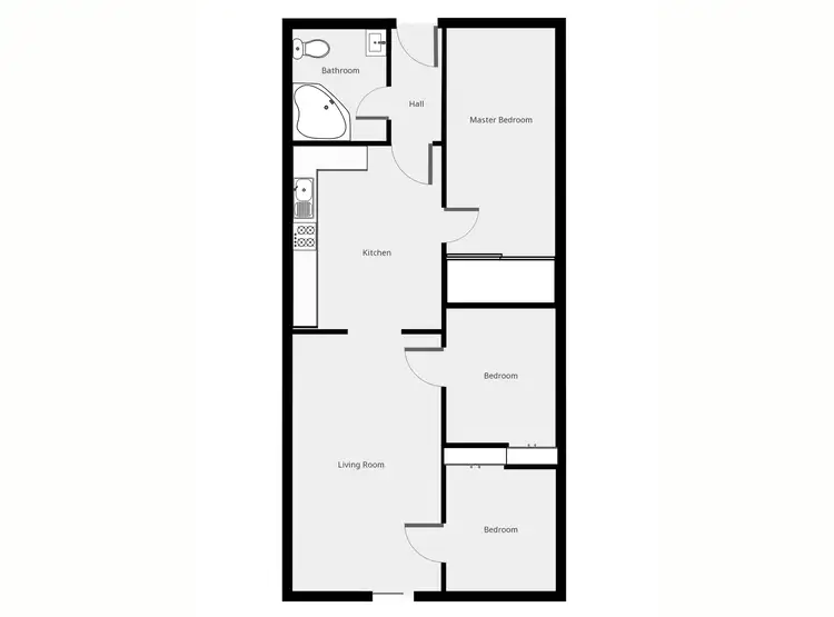 Floorplan of Homely house listing, 77 Ilex Street, Red Cliffs VIC 3496