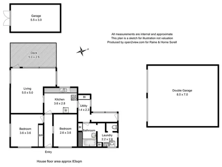 Floorplan of Homely house listing, 10 Mary Street, Lewisham TAS 7173