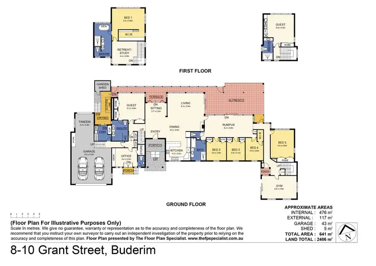Floorplan of Homely house listing, 8-10 Grant Street, Buderim QLD 4556