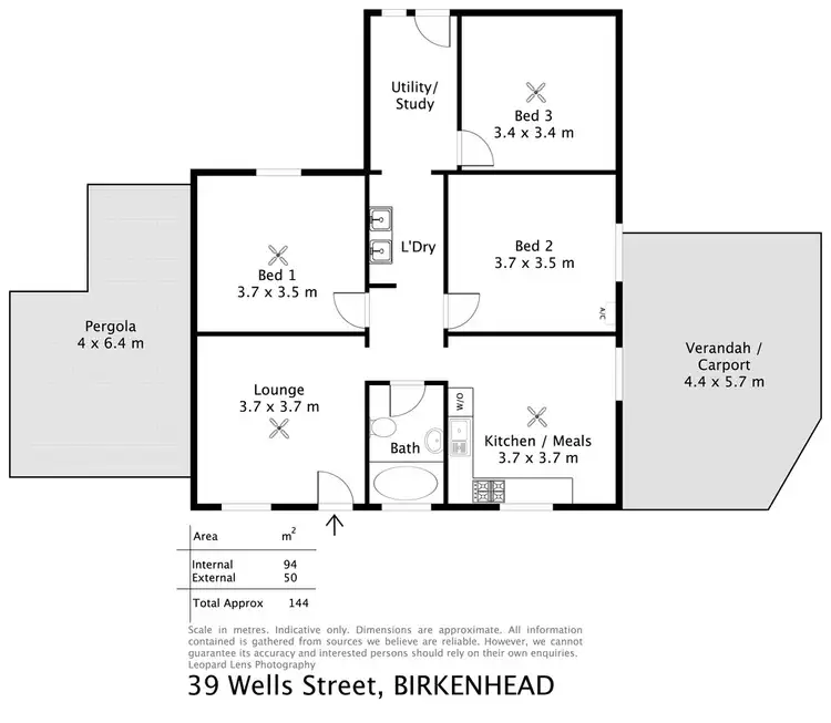 Floorplan of Homely house listing, 39 Wells St, Birkenhead SA 5015