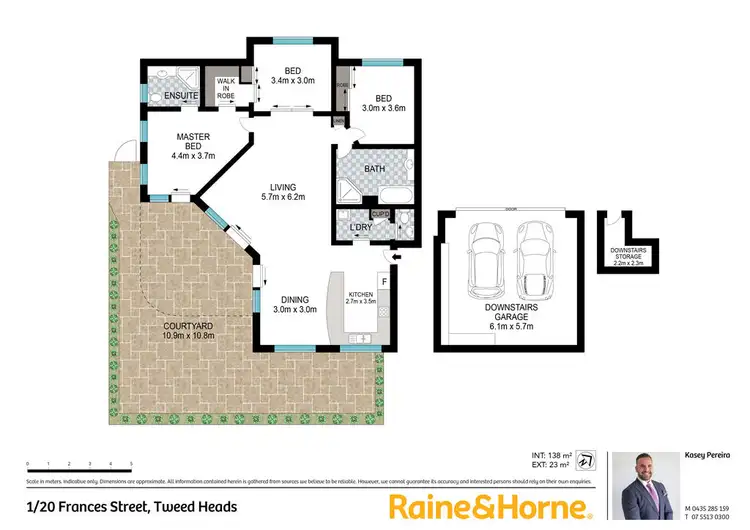 Floorplan of Homely unit listing, 1/20 Frances Street, Tweed Heads NSW 2485