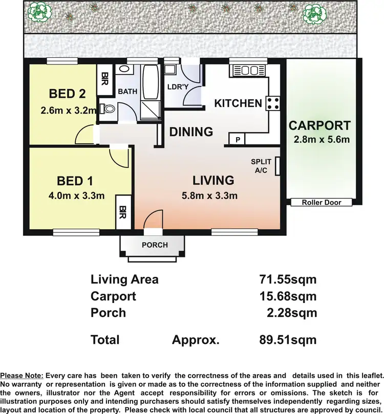 Floorplan of Homely unit listing, 9/36 Station Avenue, Blackwood SA 5051