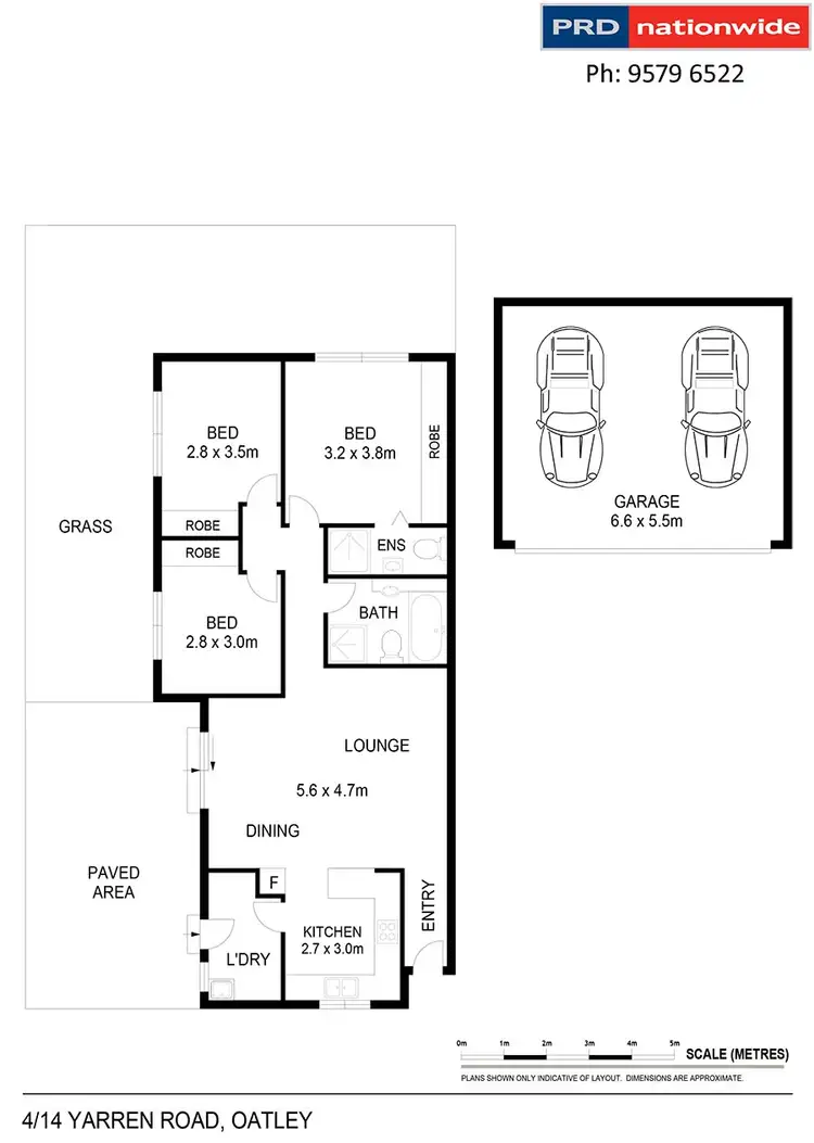 Floorplan of Homely townhouse listing, 4/14 Yarran Road, Oatley NSW 2223