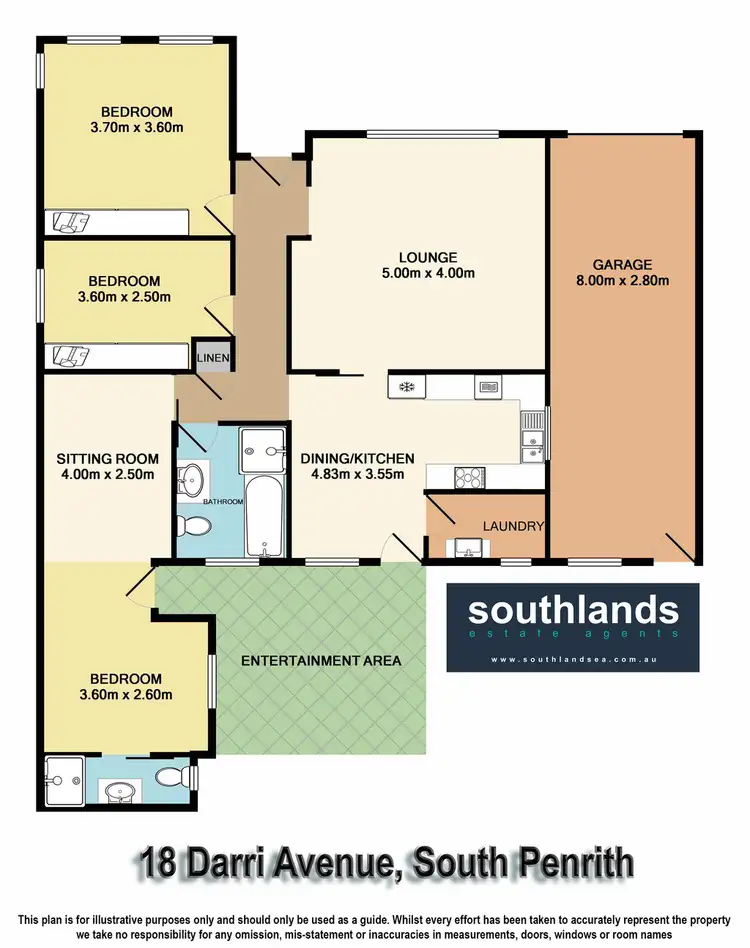 Floorplan of Homely house listing, 18 Darri Avenue, South Penrith NSW 2750