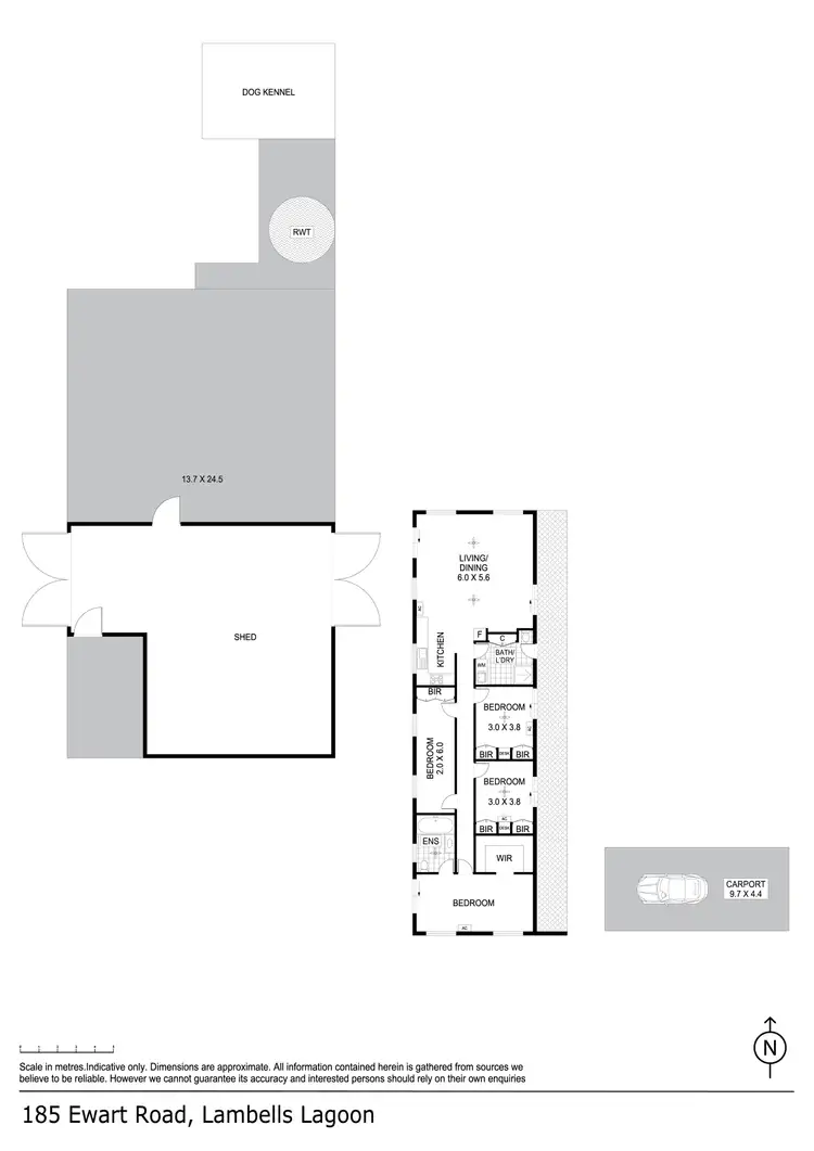 Floorplan of Homely house listing, 185 Ewart Road, Lambells Lagoon NT 822