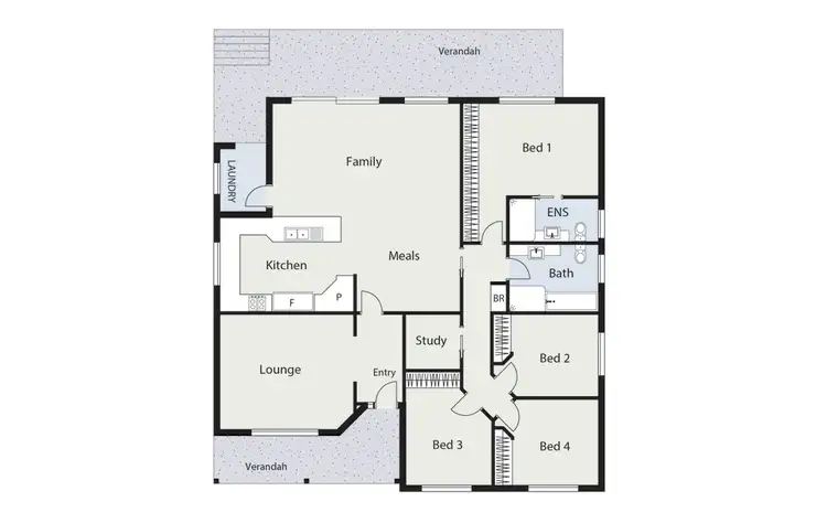 Floorplan of Homely house listing, 17 Bisdee Street, Hughes ACT 2605