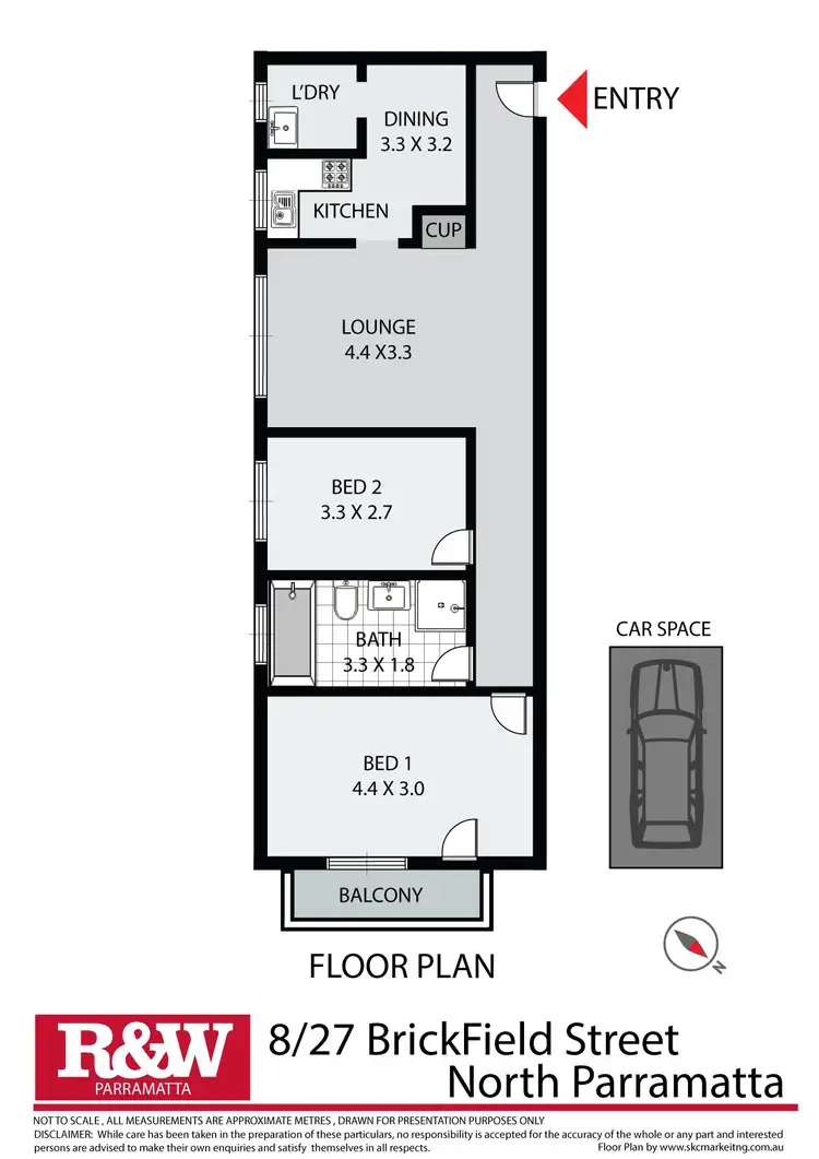 Floorplan of Homely unit listing, 8/27 Brickfield Street, North Parramatta NSW 2151