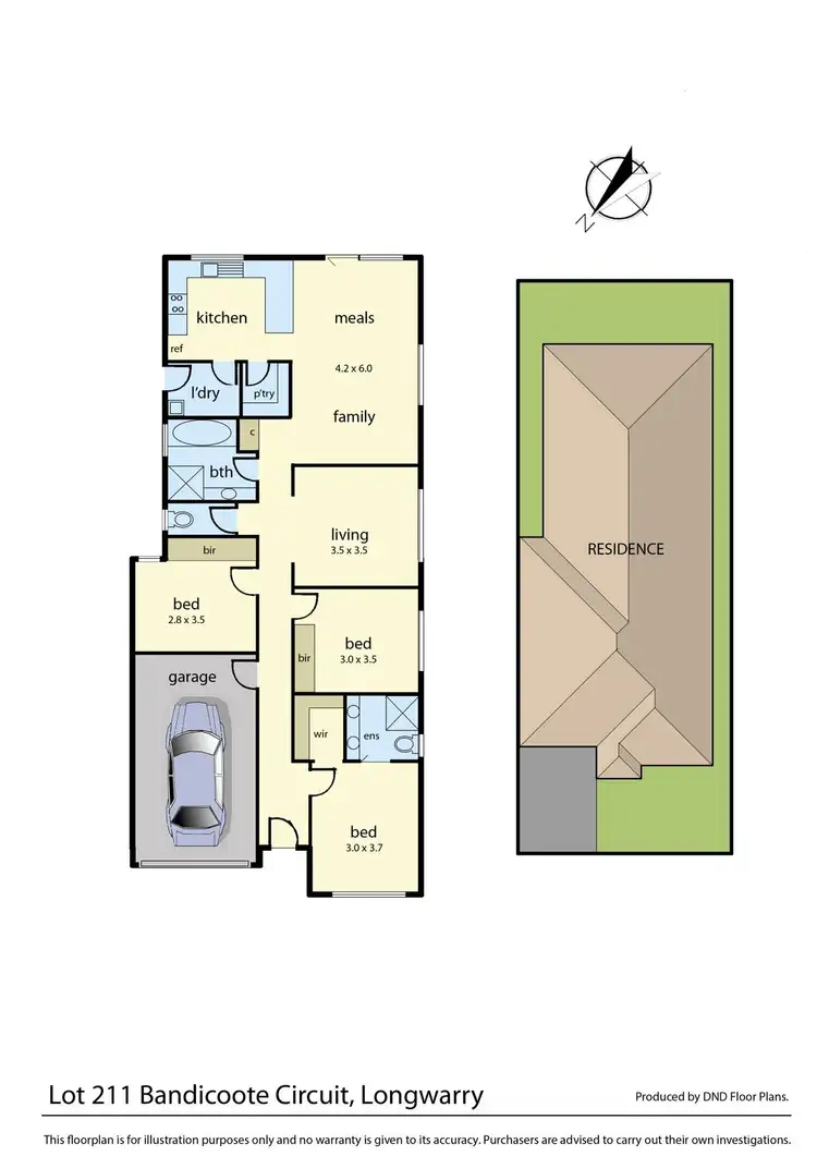 Floorplan of Homely house listing, 36 (Lot 211) Bandicoot Circuit, Longwarry VIC 3816