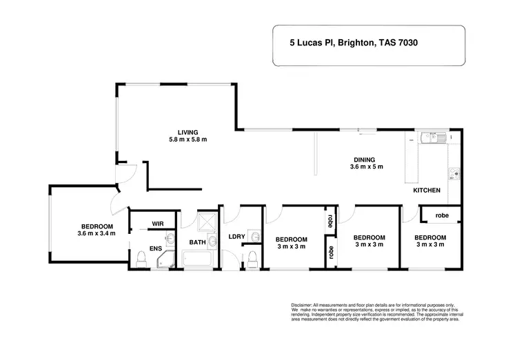 Floorplan of Homely house listing, 5 Lucas Place, Brighton TAS 7030