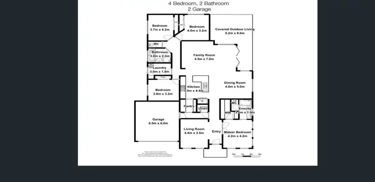 Floorplan of Homely house listing, 16 Hassett Drive, Pottsville NSW 2489