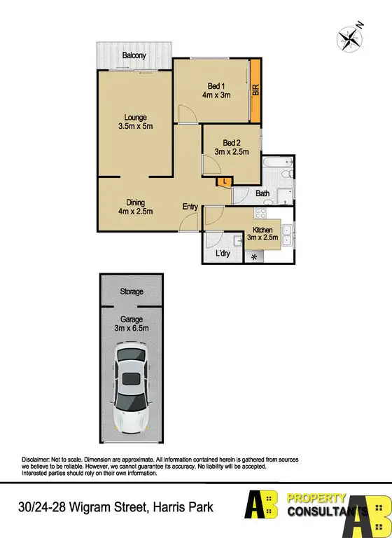 Floorplan of Homely unit listing, 30/24-28 WIGRAM STREET, Harris Park NSW 2150